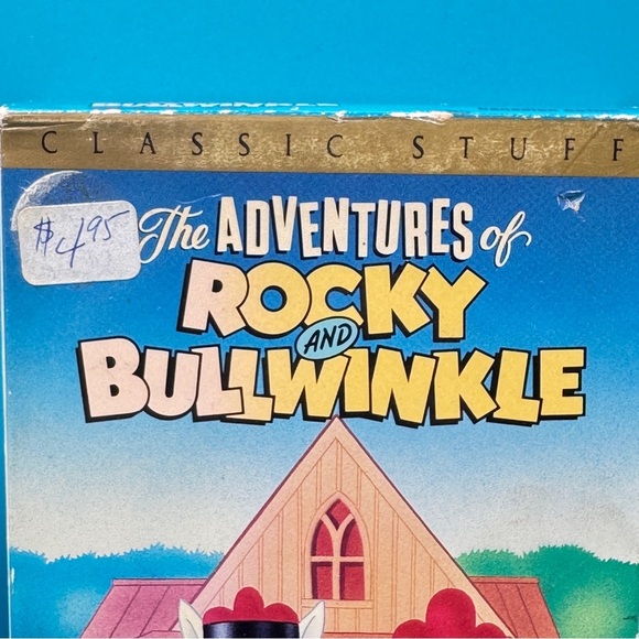 Rocky & Bullwinkle VHS Vol. 6 Canadian Gothic Tested w/Sleeve Vintage 1991 - Picture 2 of 8